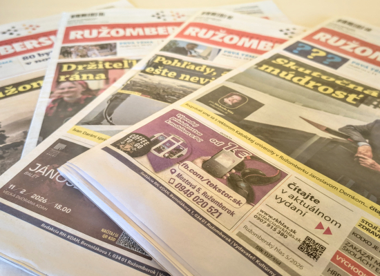 Hodnotenie mestských novín Slovenska: Ružomberský hlas v prvej desiatke