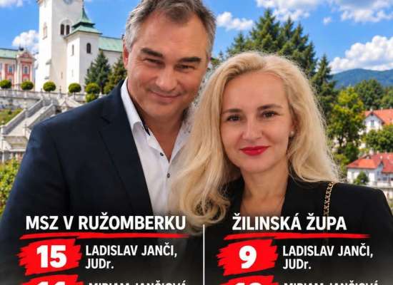 Vážení obyvatelia mesta Ružomberok