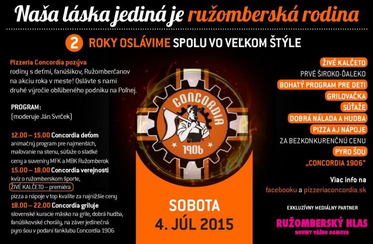 NA SOBOTU 4. JÚLA SI NIČ NEPLÁNUJTE! ZÍDEME SA NA POĽNEJ...
